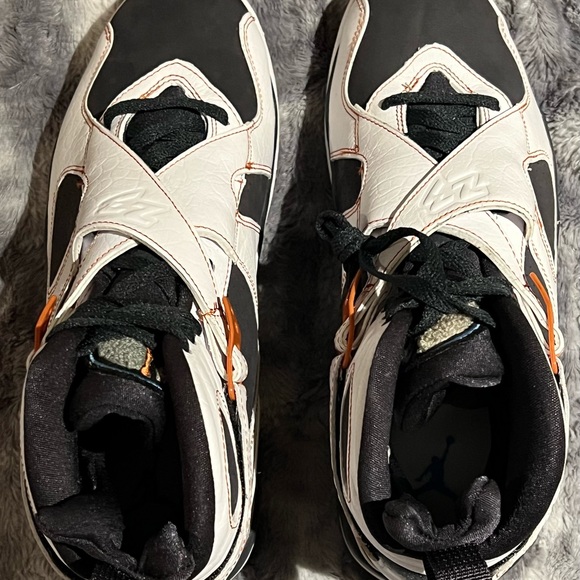 Vintage Nike Air Jordan Retro 8 LS Black Toe 317258-104 Mens Sz 10.5 NEW - Picture 5 of 10